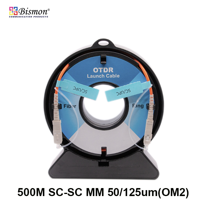 Mini-Optical-Fiber-optic-OTDR-Launch-Multi-mode-50-125um-OM2-length-500M-SC-SC